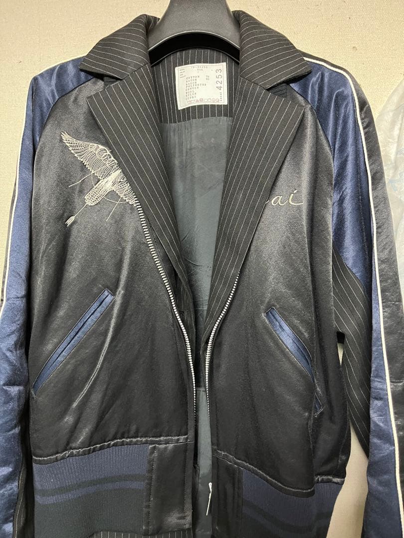 sacai dr.woo コラボ　ドッキングスカジャン