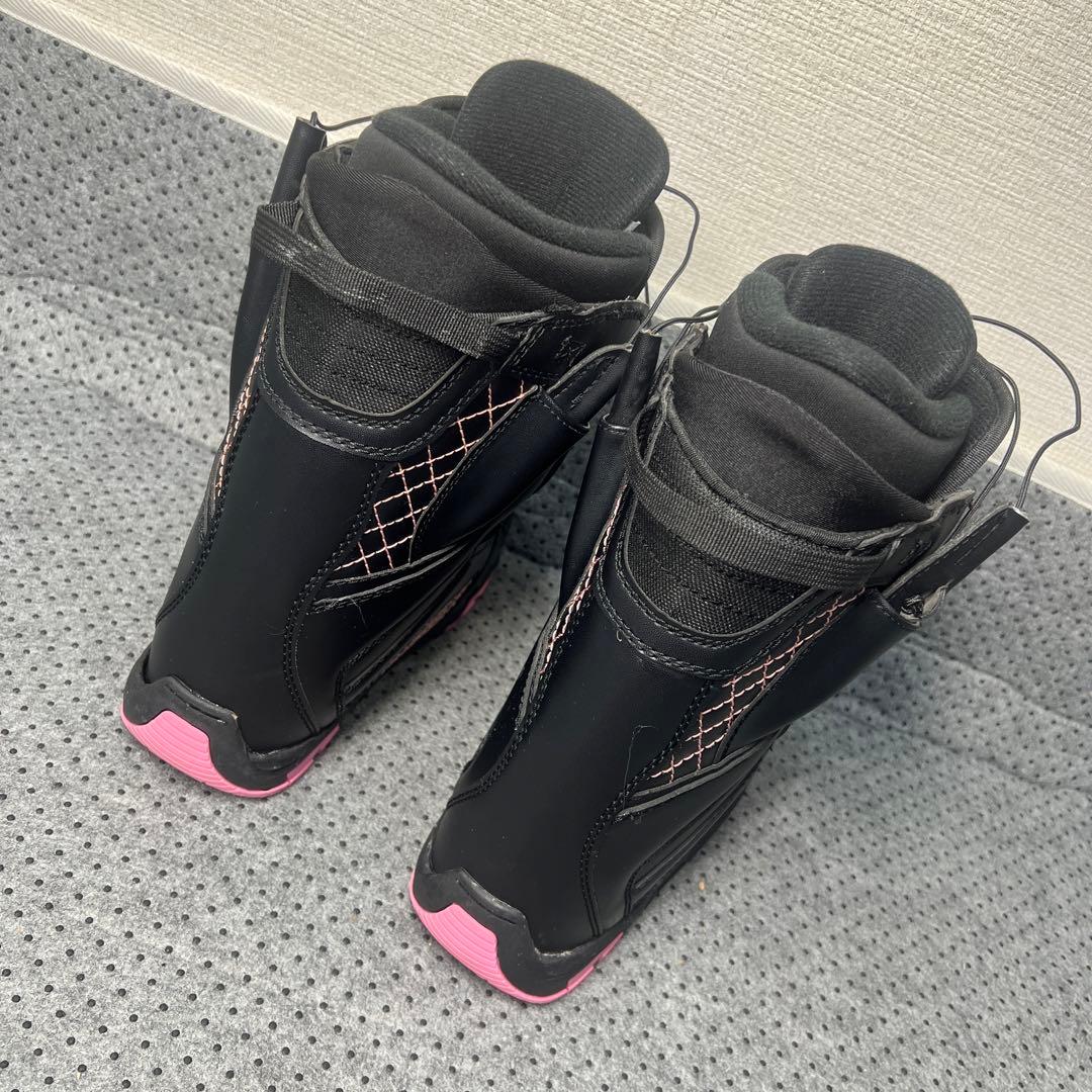 数回使用 23.5cm VAXPOT レディース レースブーツ スノーボード