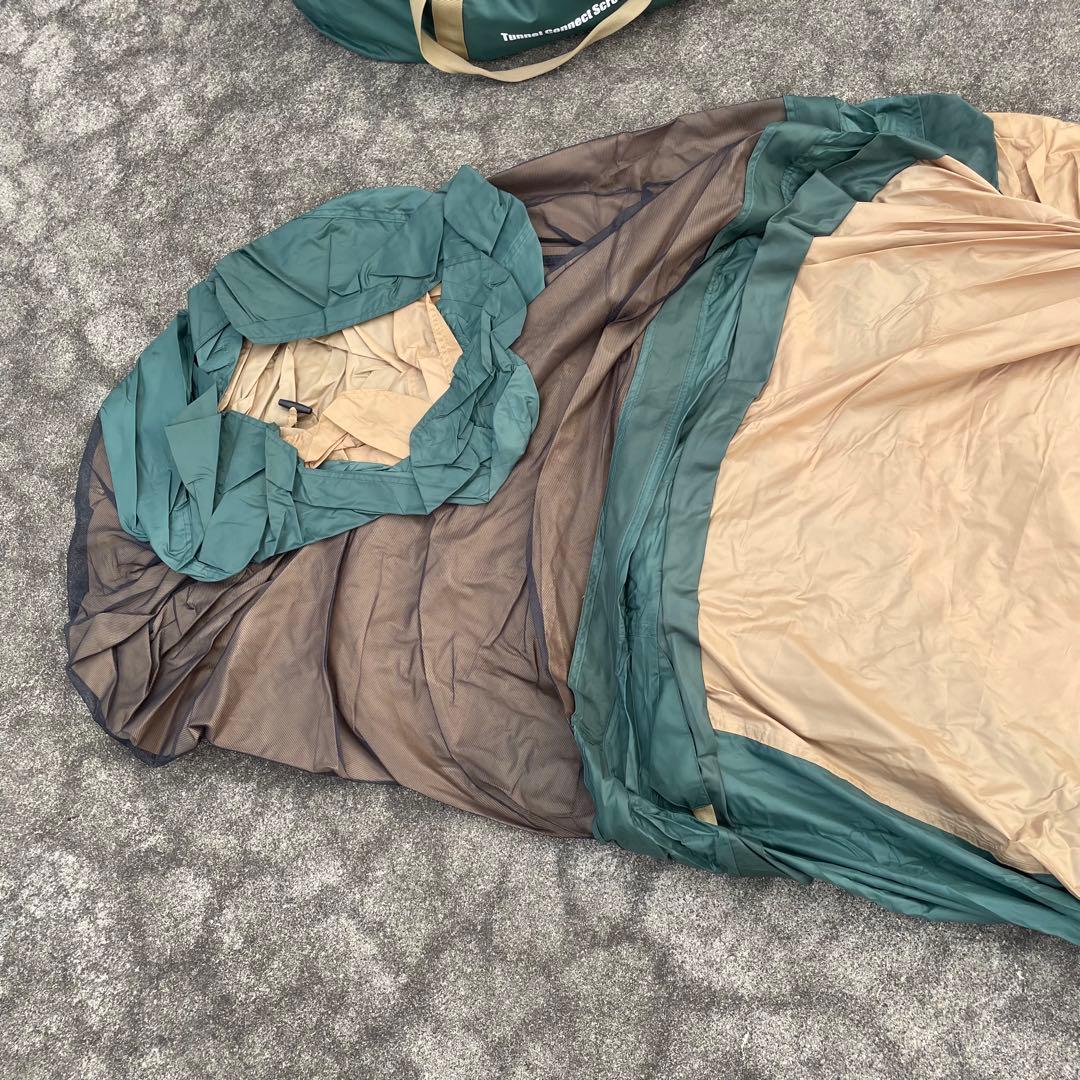 【美品】コールマン　トンネルコネクトスクリーンタープ　メッシュテント　キャンプ