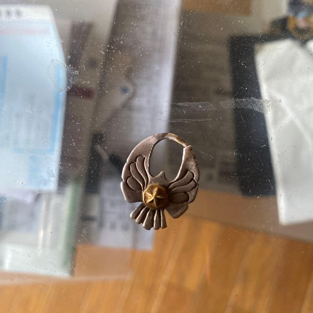 イーグルピアス シルバー×24K 星ラージサイズ