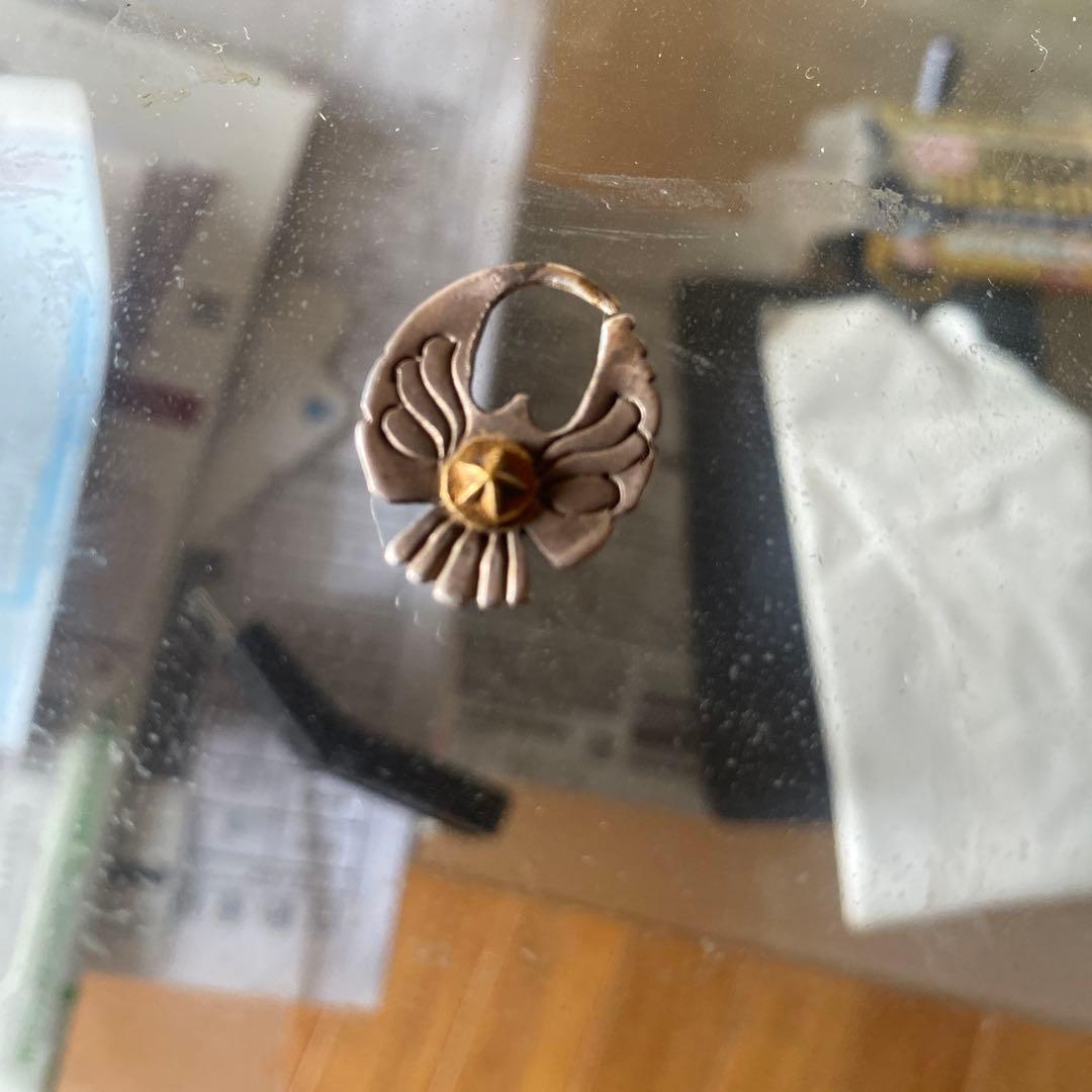 イーグルピアス シルバー×24K 星ラージサイズ