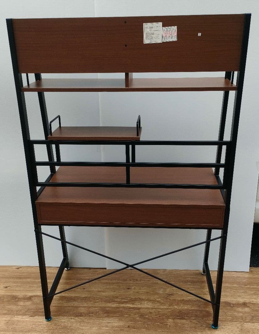 [美品！]ニトリ 省スペースデスク(RB001 93 MBR)