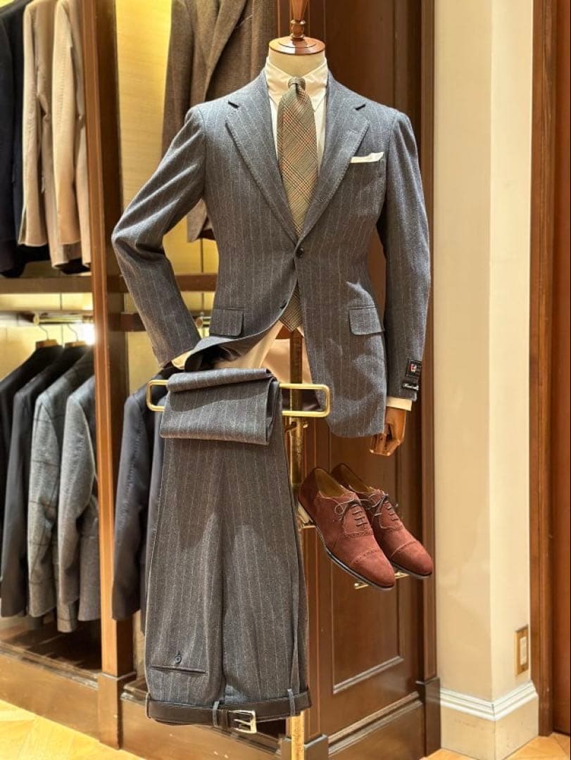 [新品] BEAMS F HANDMADE RING JACKET ストライプ