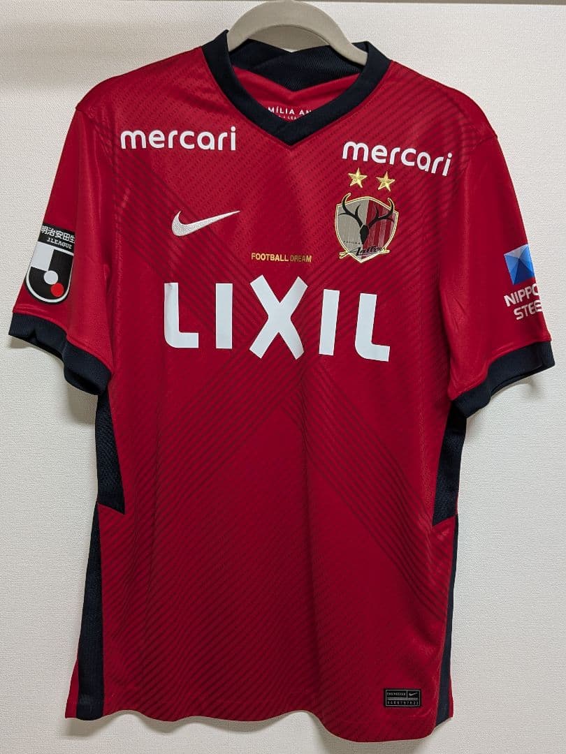 【鹿島アントラーズ】茨ひよりユニフォーム、本山雅志選手直筆サイン入りLサイズ