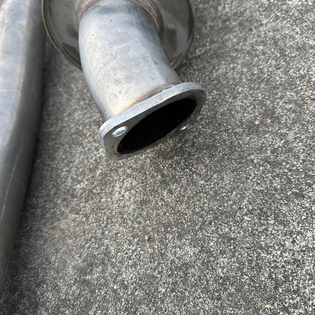 サムライパワー Z33用 ステンレス製 砲弾マフラー