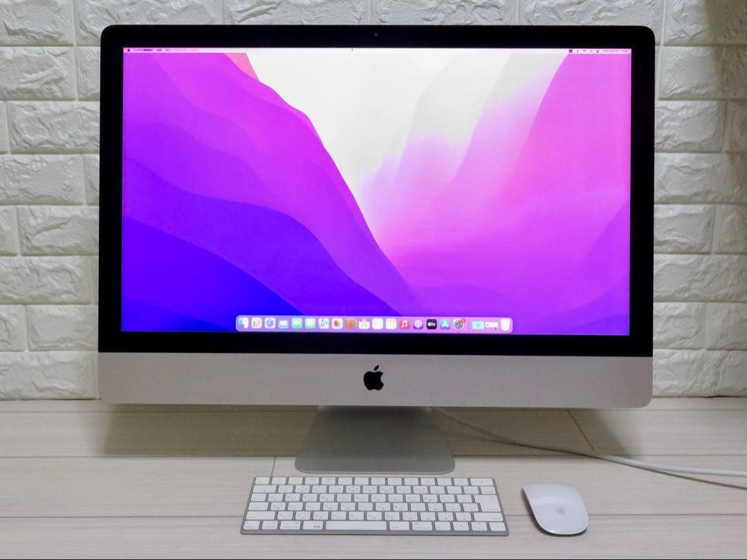 iMac 5K 27インチ　MK482J/A メモリ16GB FD2.12TB
