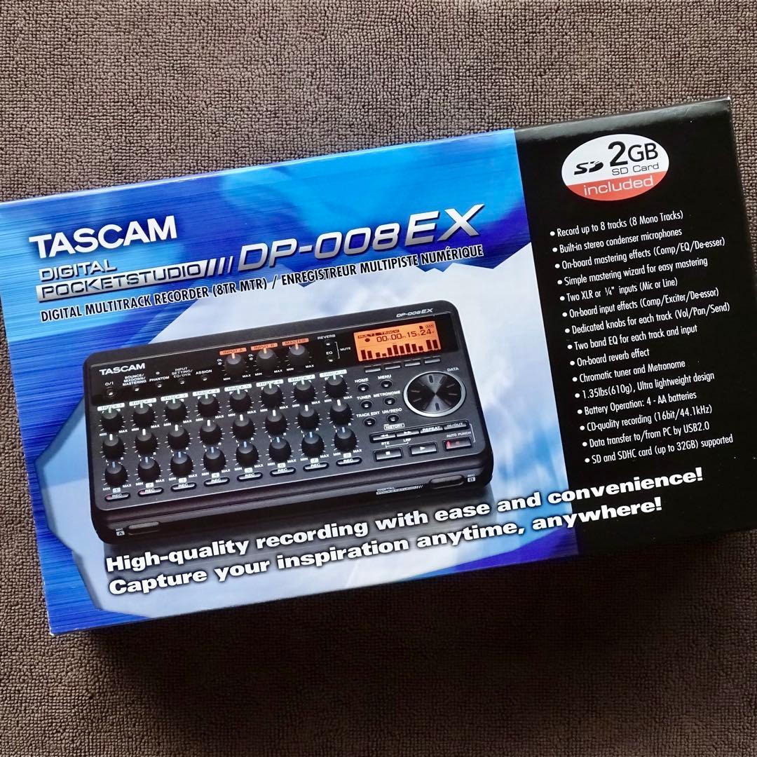 【未開封新品】TASCAM DP-008EX タスカム マルチトラックレコーダー