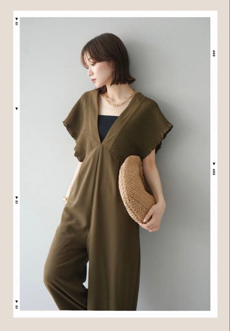 新作　エステルシャーリングオールインワン　lumier frene 2点　S