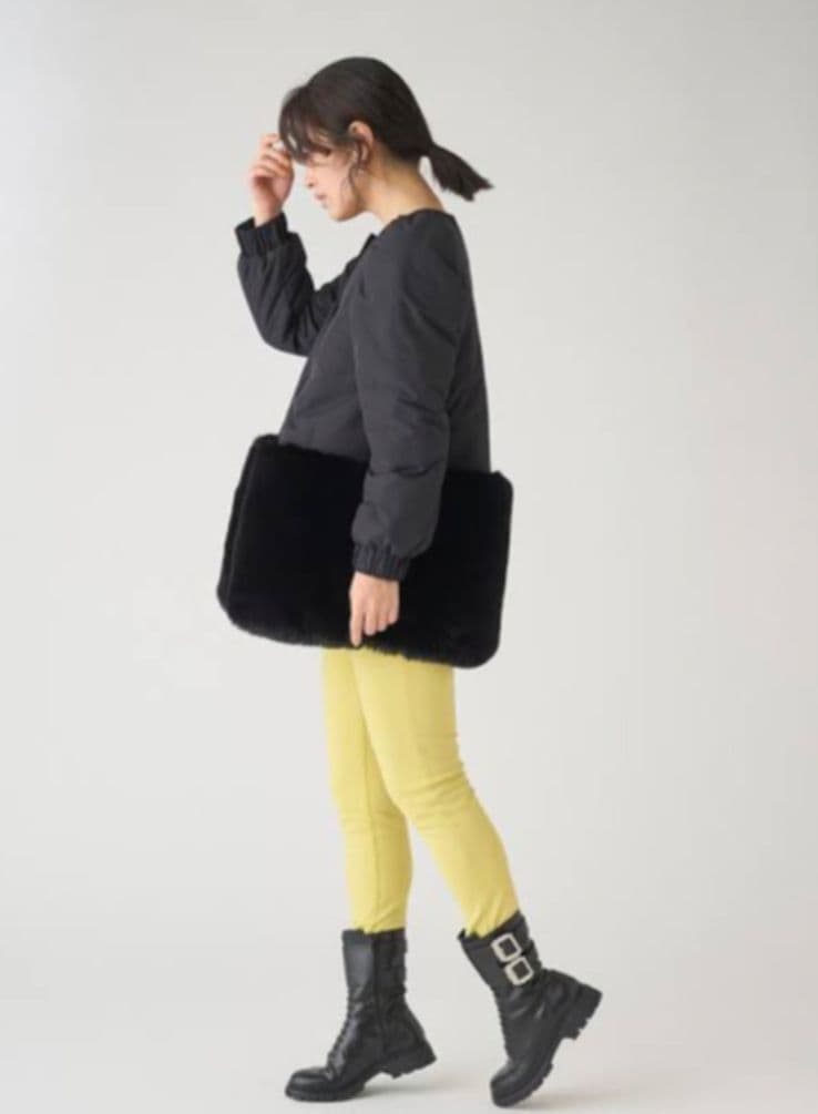 CELFORD エコファーコンビブルゾン　38サイズ