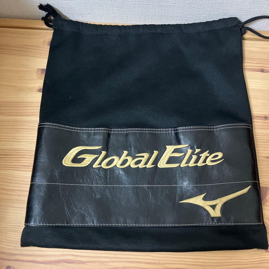 Global Elite ∞シリーズ 軟式グローブ レッド 収納袋付き