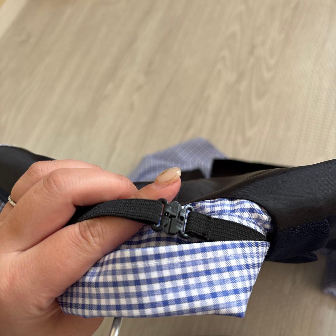 ワンダーファクトリー 140 男の子 スリーピース 5点 セットアップ紺チェック