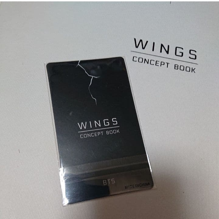 BTS WINGS CONCEPT BOOK コンセプトブック　トレカ