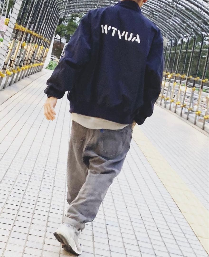 WTAPS☆WD JACKET NYCO. SATIN. CORDURA☆XL紺