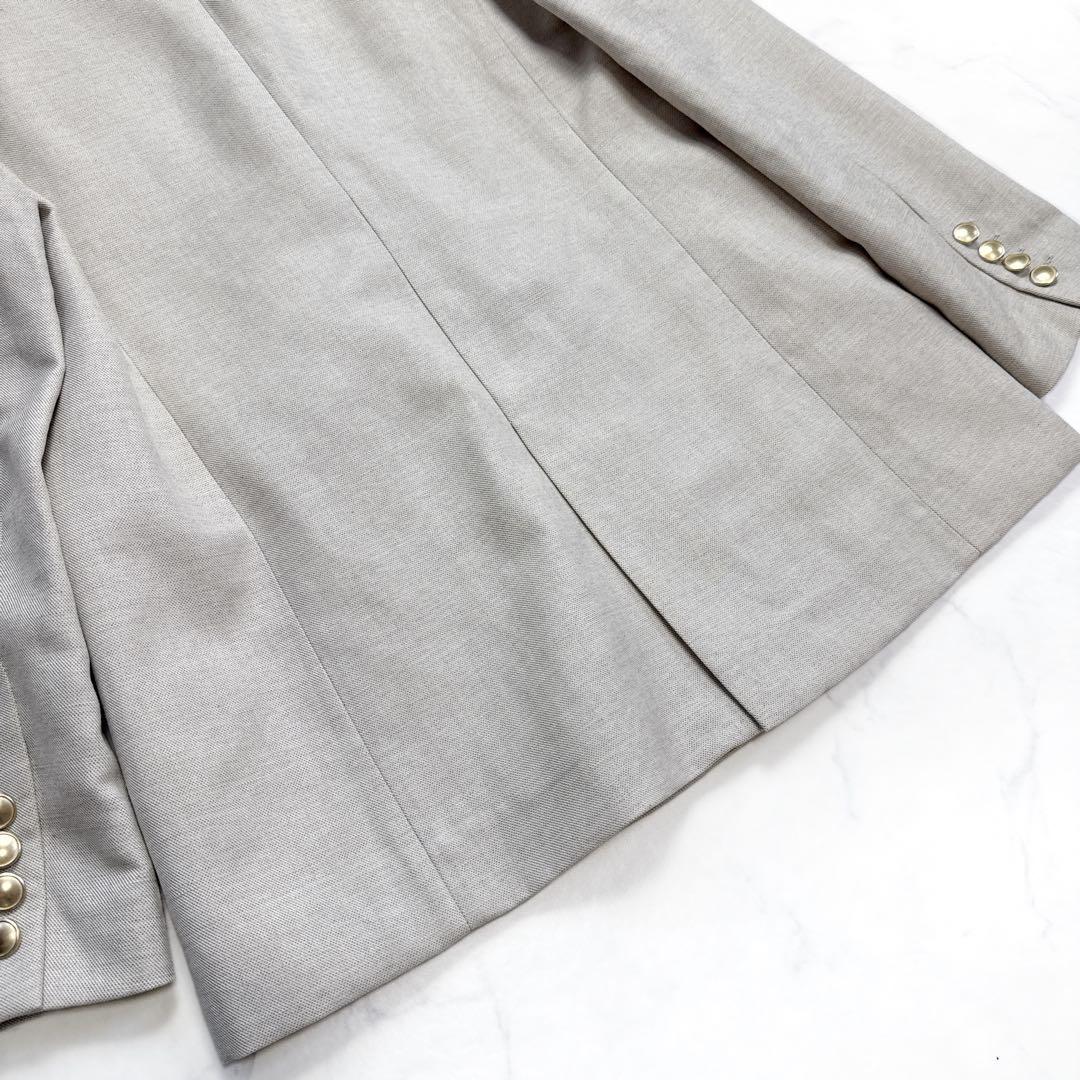 25年 allureville シャークスキンダブルブレストジャケット ベージュ