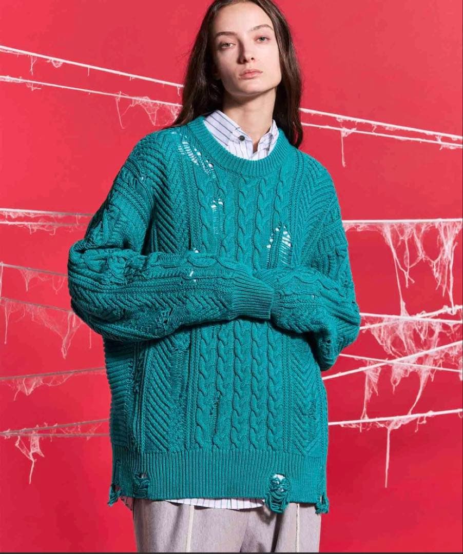 GRANCY （グランシー）　レオパードダメージフレアパンツ Sサイズ　＋おまけ