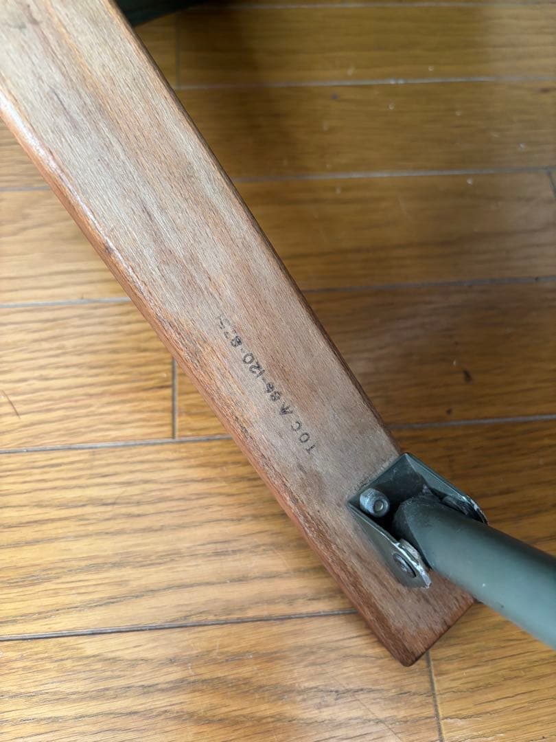 イギリス軍フォールディングチェアローバーチェアTOC