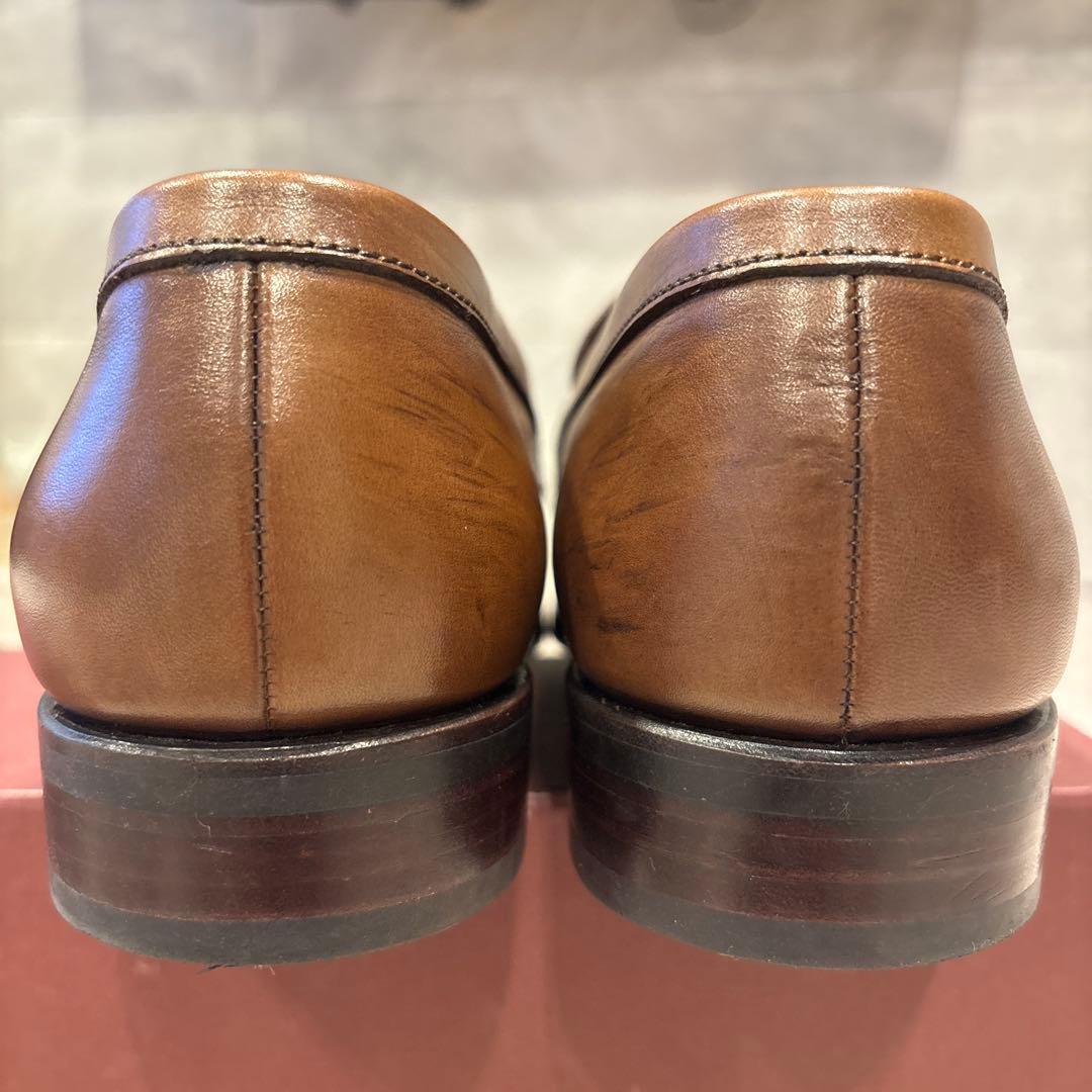 CARMINA ブラウンレザー ローファー7 2/1