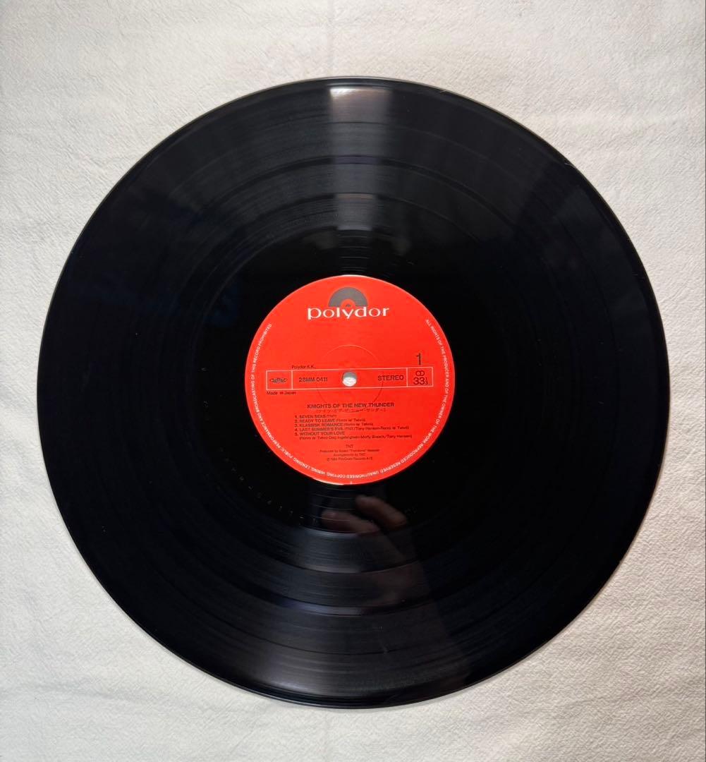 TNT Knights Of The New Thunder LP 帯付