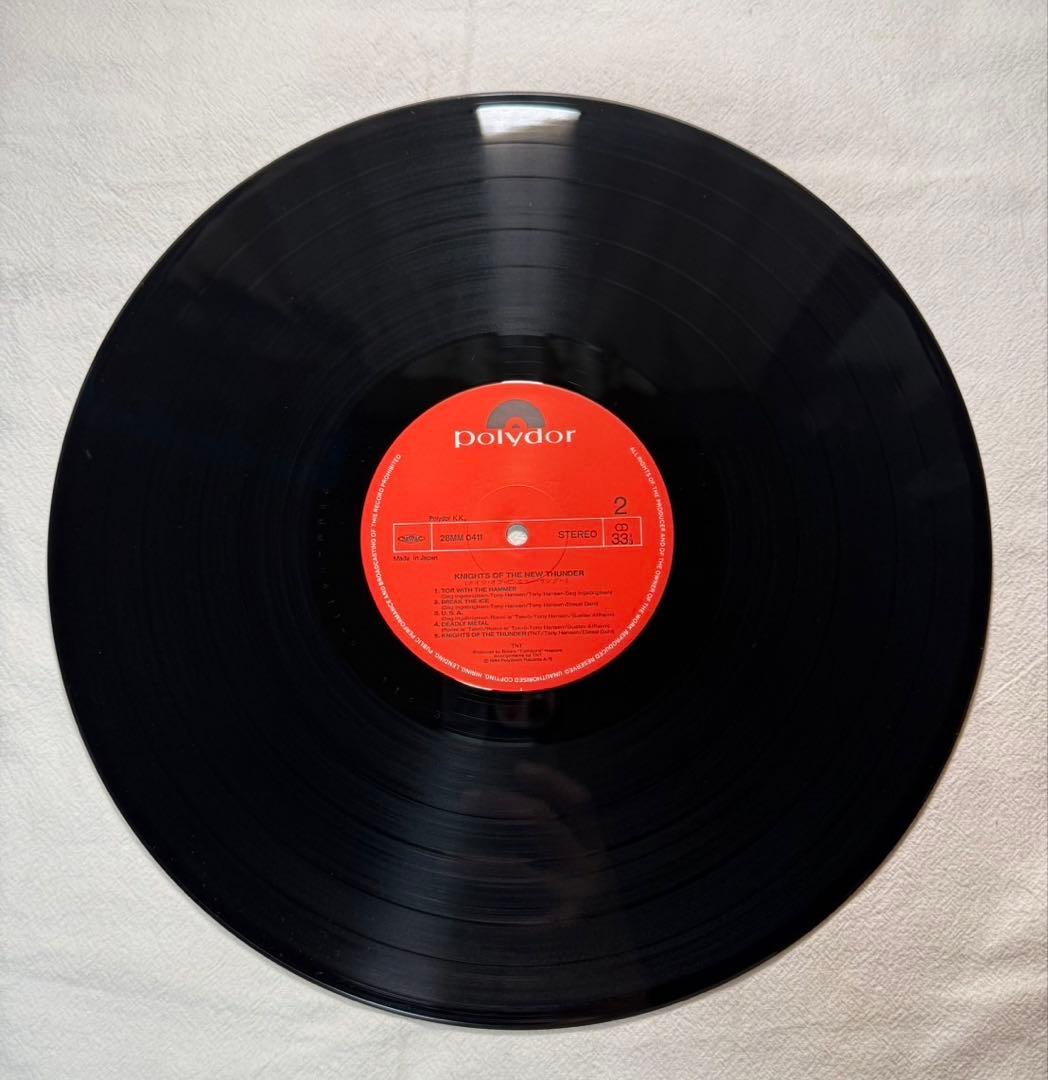 TNT Knights Of The New Thunder LP 帯付