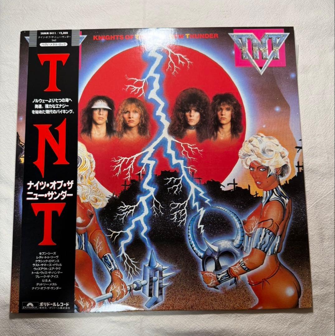 TNT Knights Of The New Thunder LP 帯付
