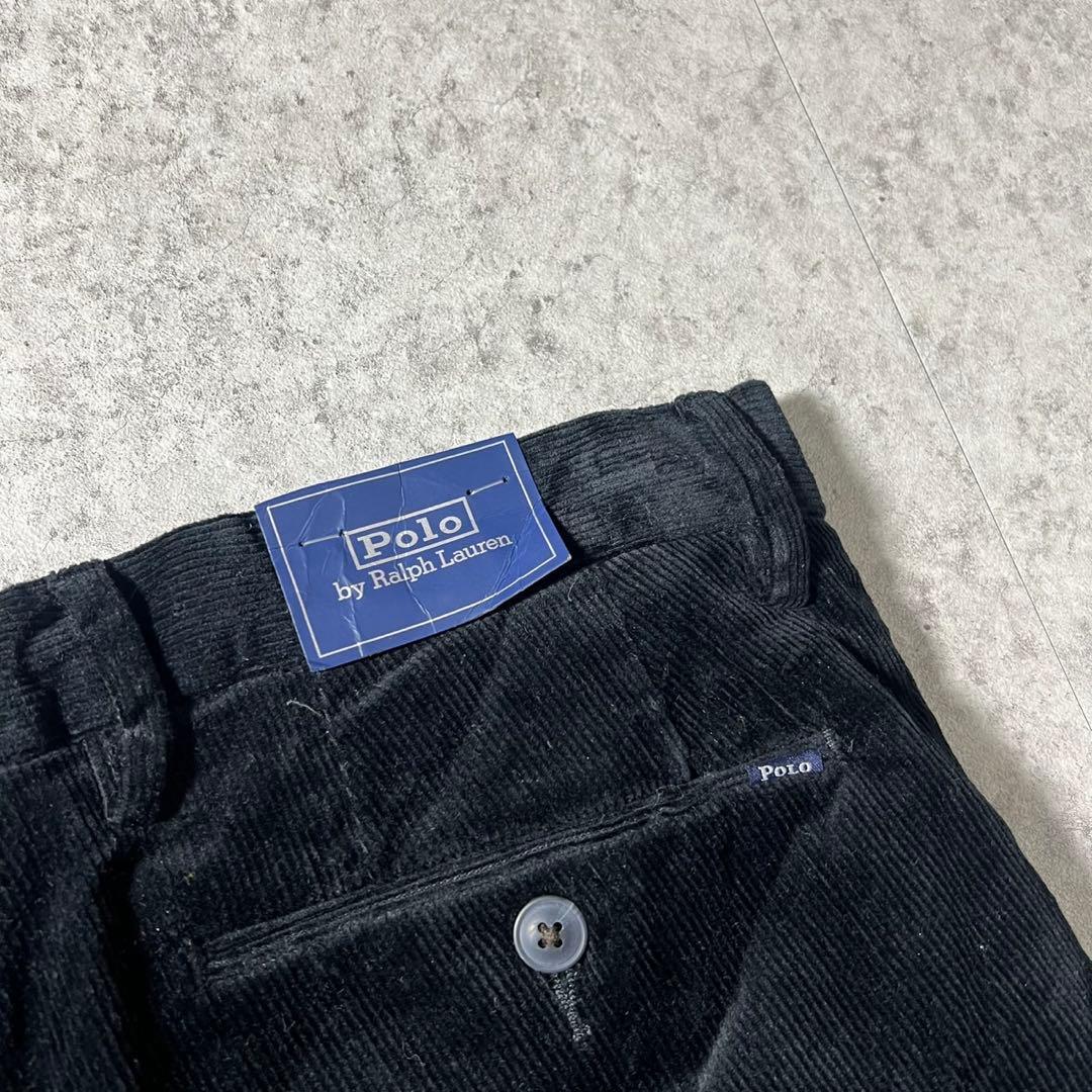 新品 Polo Ralph Lauren コーデュロイパンツ 黒 32/34