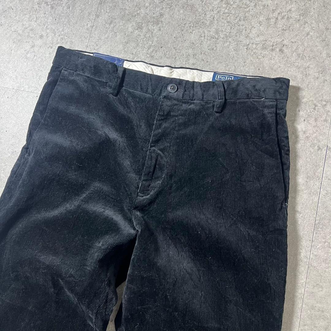 新品 Polo Ralph Lauren コーデュロイパンツ 黒 32/34