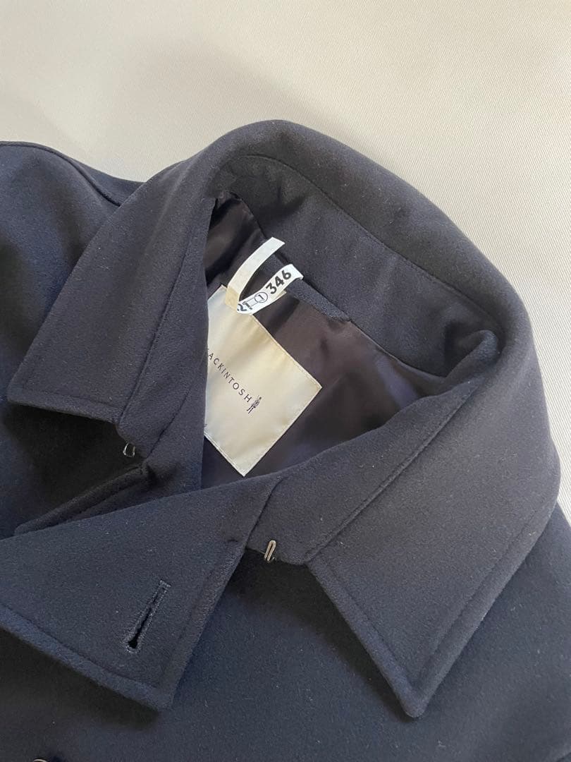 【美品】マッキントッシュ　フェトラー　ネイビー　４０　トレンチコート　白タグ