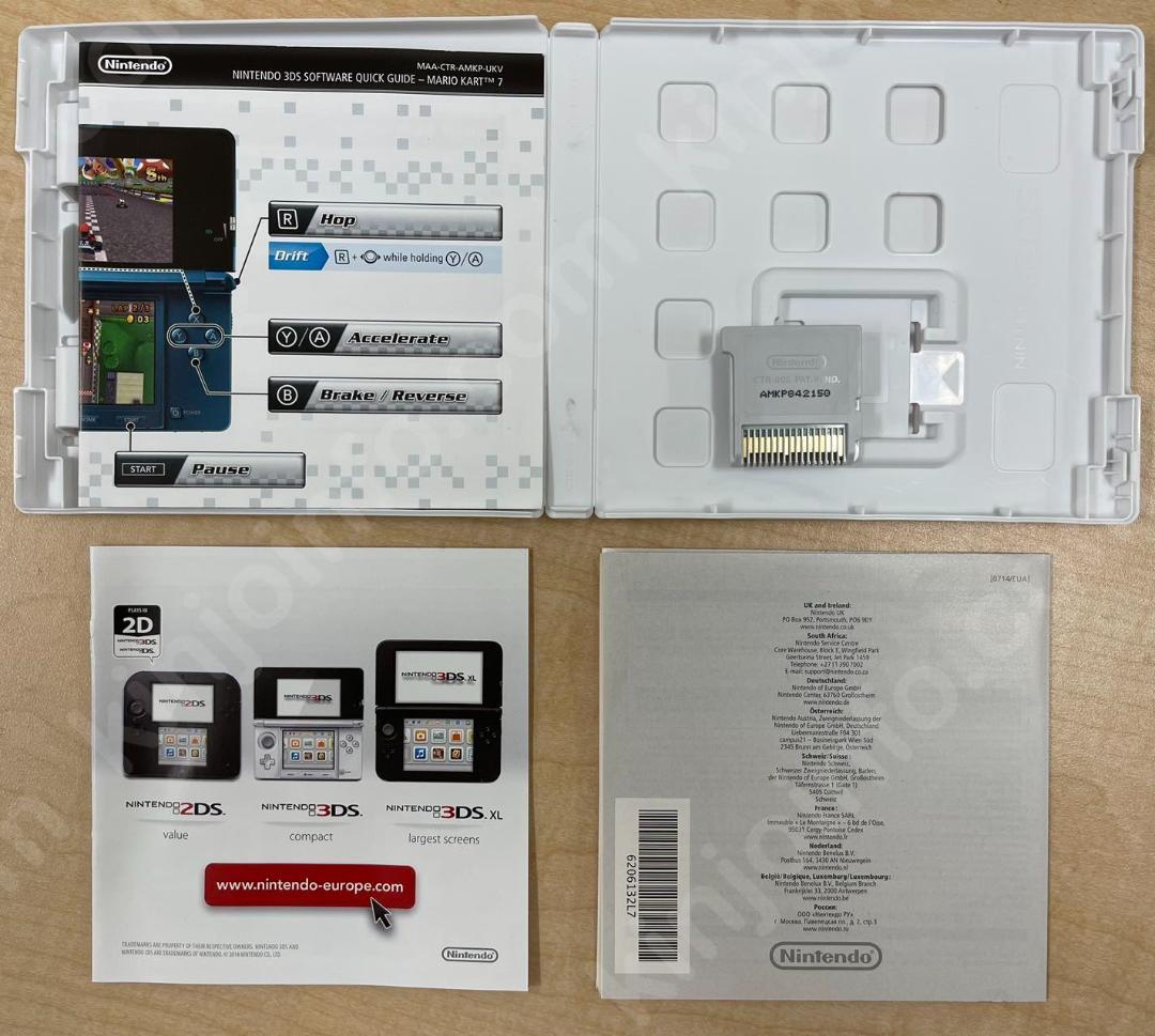 Mario Kart 7（マリオカート7）【中古美品・3DS欧州版】