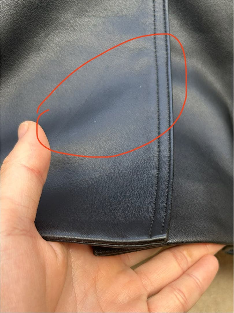 BALMAIN バルマン 本革 レザーコート ブラック ヴィンテージ