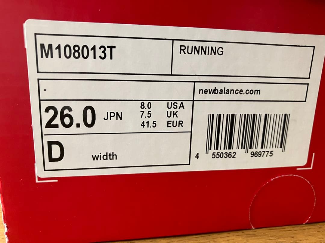 新品未使用■ニューバランス■FRESH FOAM M1080 13T 26.0