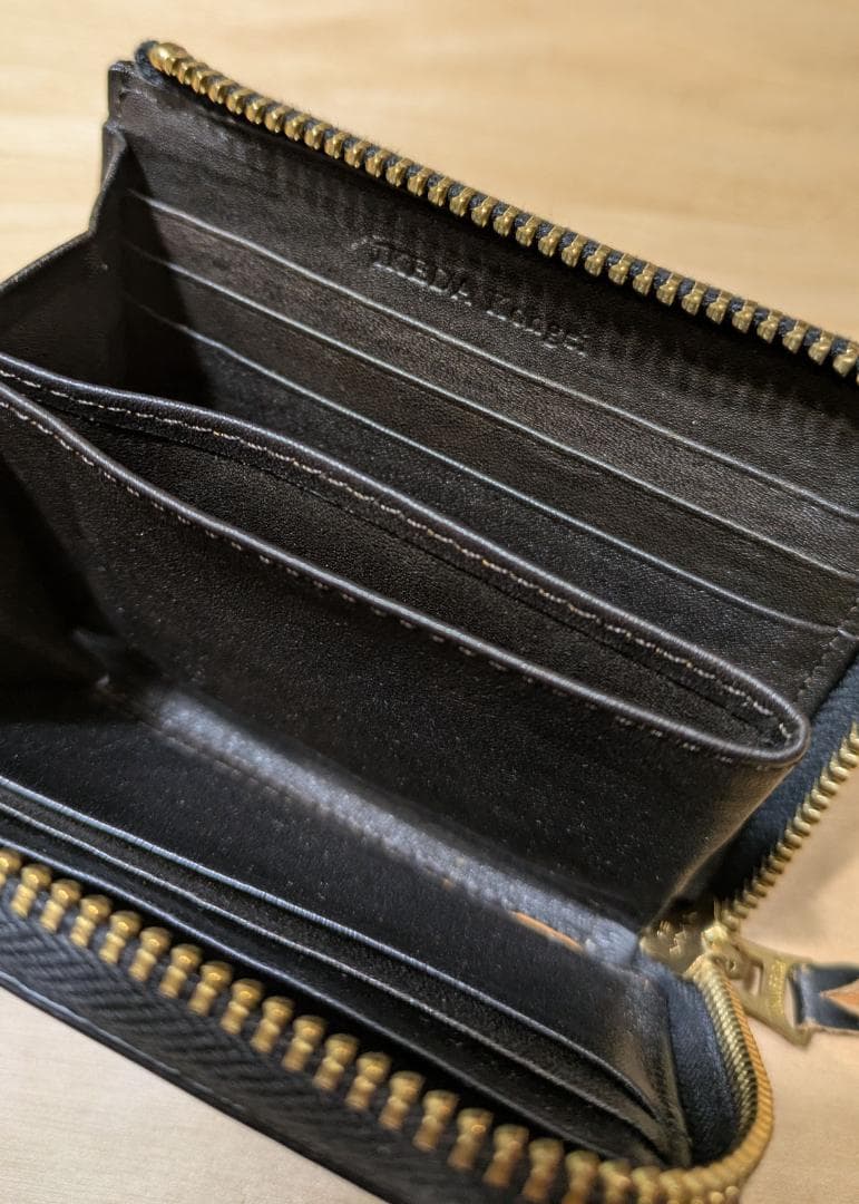 Lightning 池田工芸 財布 ヌメ クロコ 馬革 茶芯 ウォレット 本革