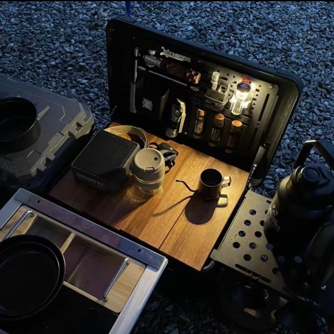 アルミコンテナ 50L グレー 限定カラー キャンプ アウトドア 新品