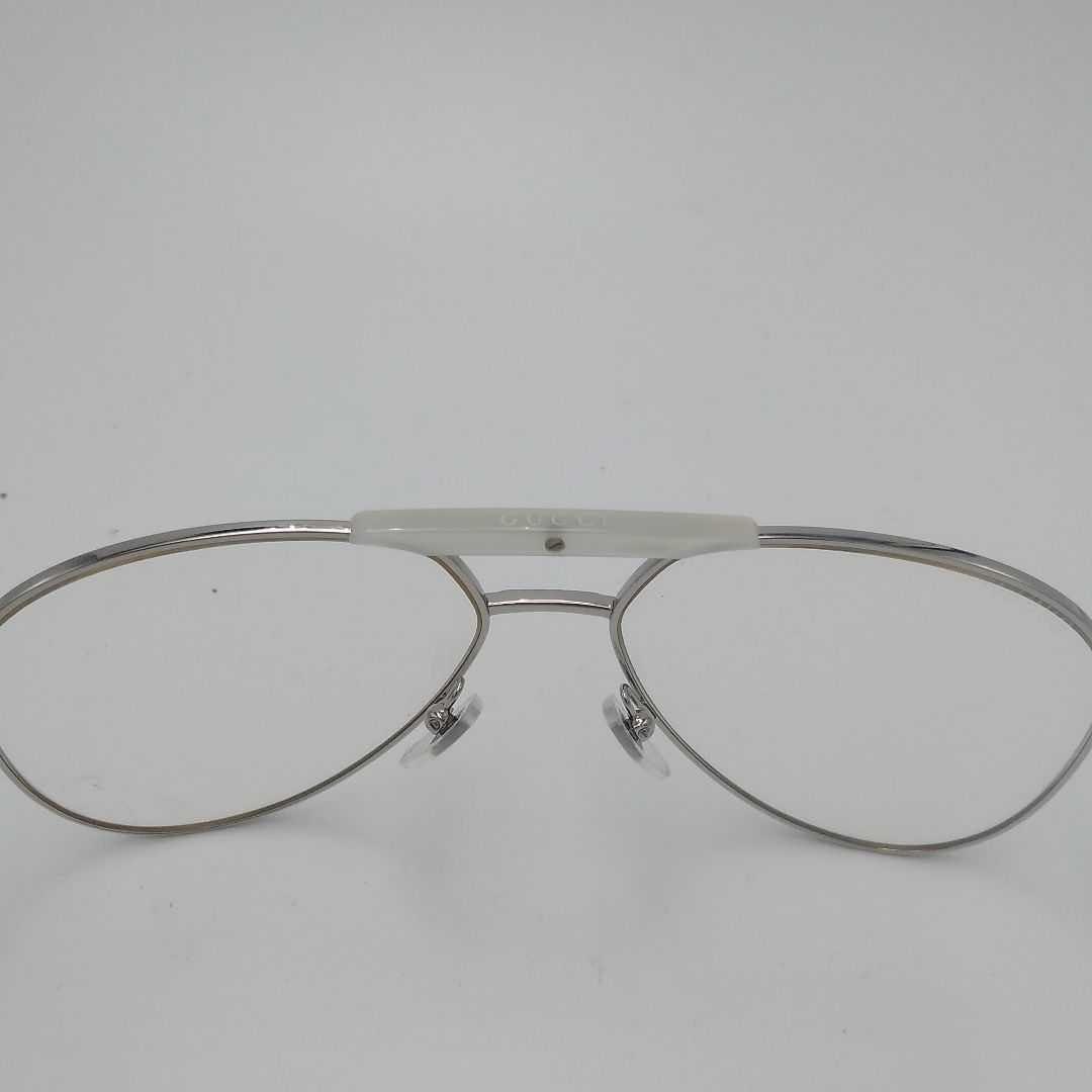 GUCCI グッチ GG0242 アビエーター クリア サングラス 登坂広臣着