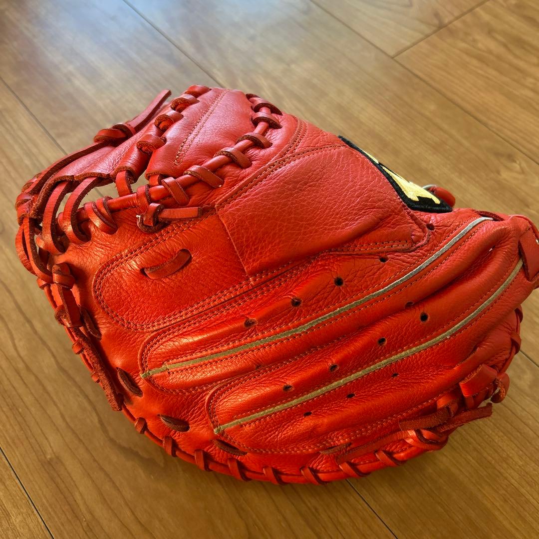 【美品】ハイゴールド 一般軟式キャッチャーミット