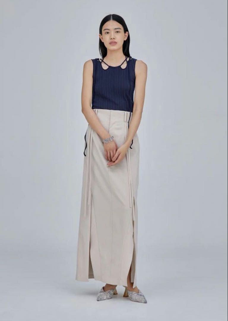 トップス murral Ivy tank(Navy)