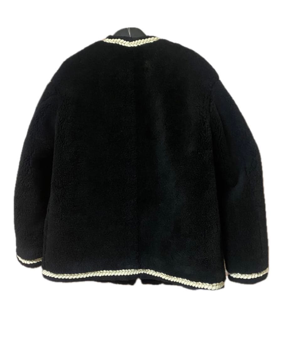 Fano Studios ノーカラーロープパイピングボアジャケット