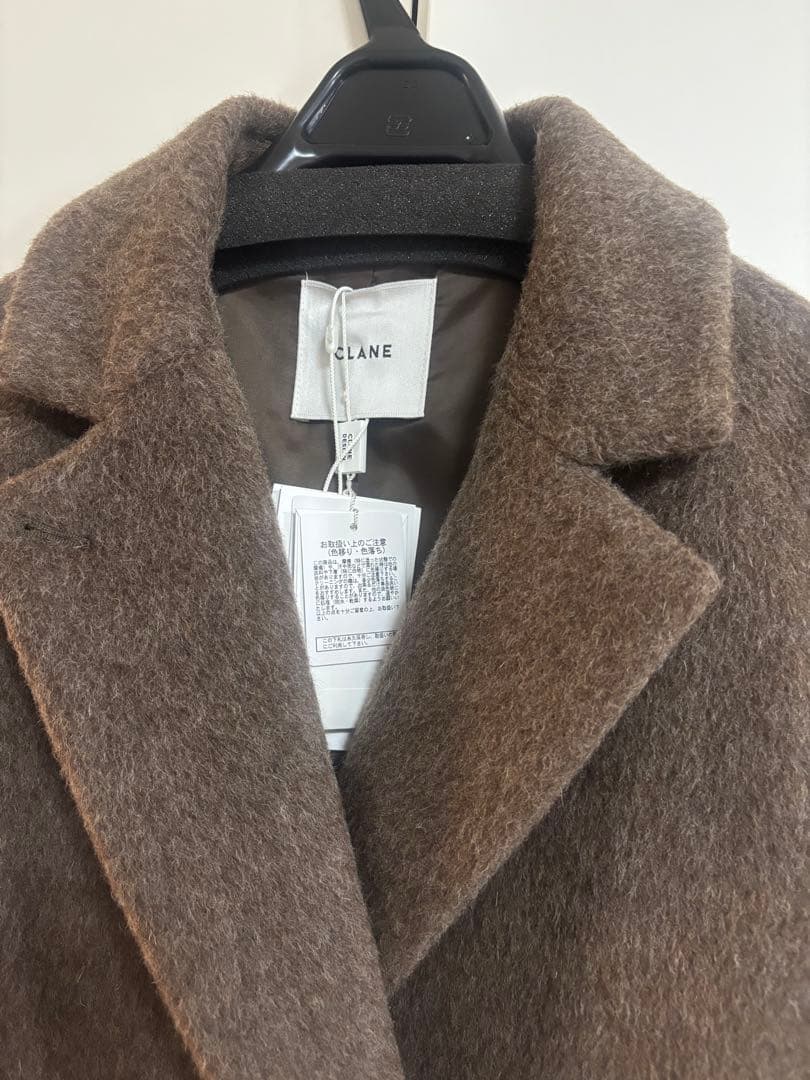 25AW CLANE ダブルウールロングコート コート　タグ付き/美品/試着のみ