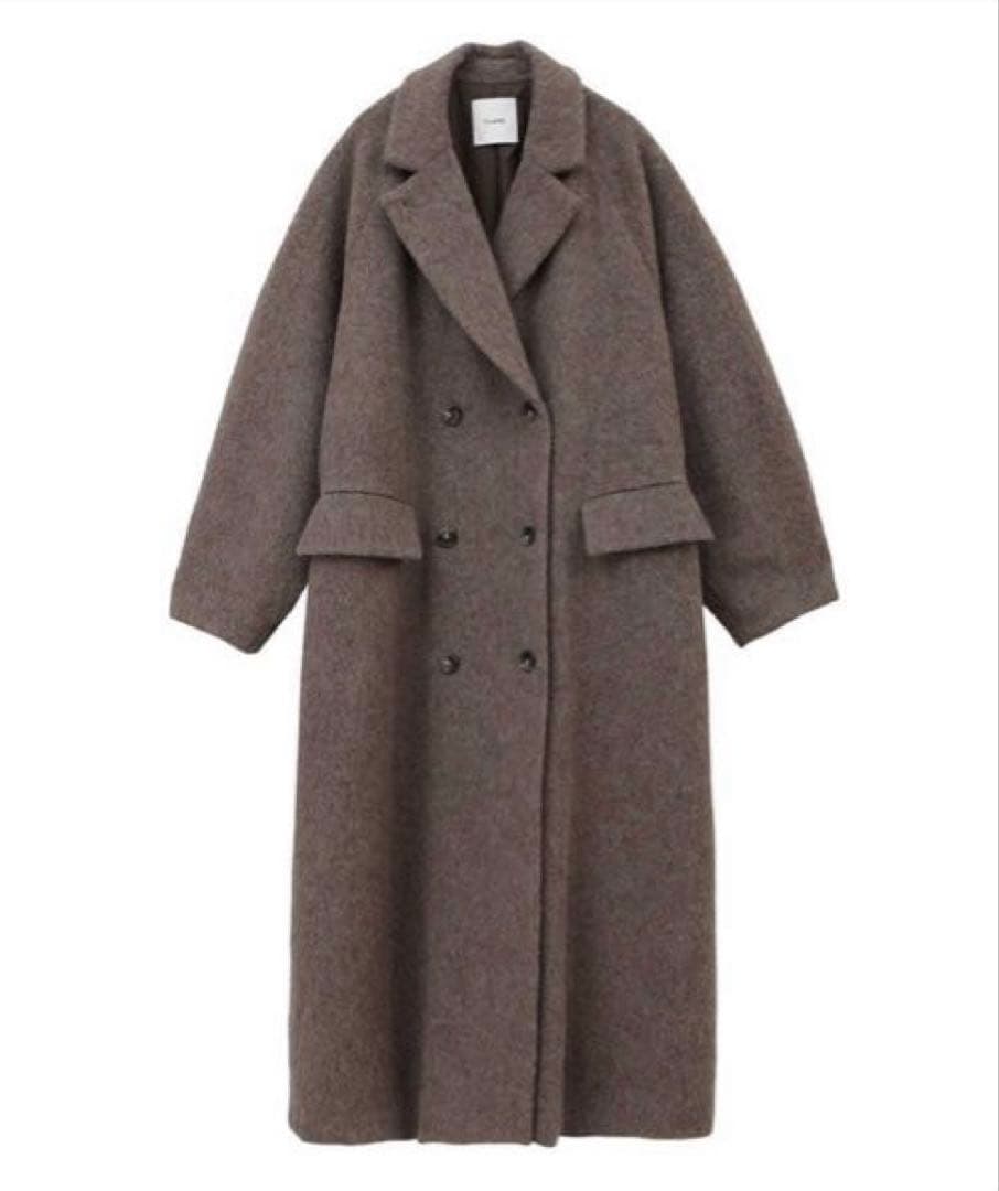 25AW CLANE ダブルウールロングコート コート　タグ付き/美品/試着のみ