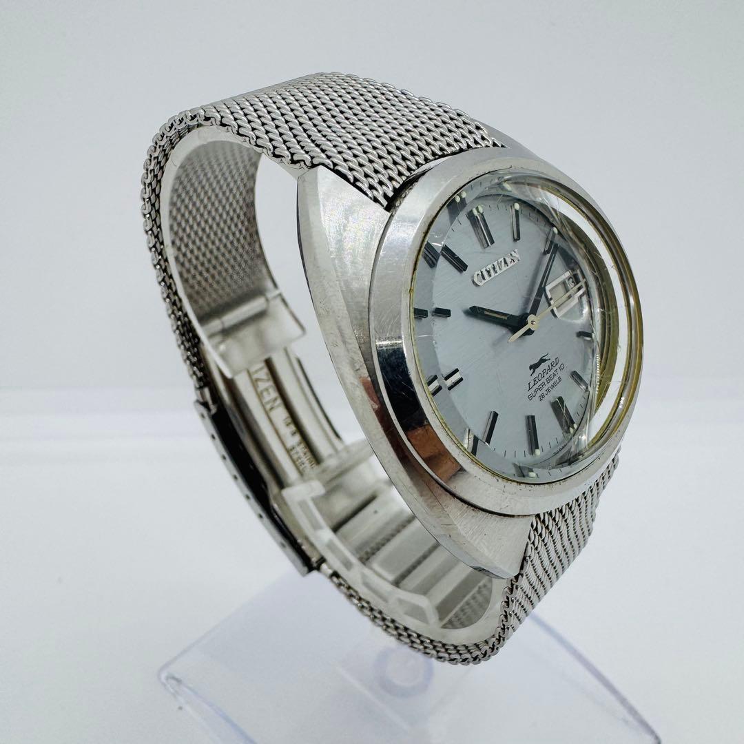 ✨CITIZEN✨レオパード✨スーパービート10✨28石✨自動巻き✨腕時計✨