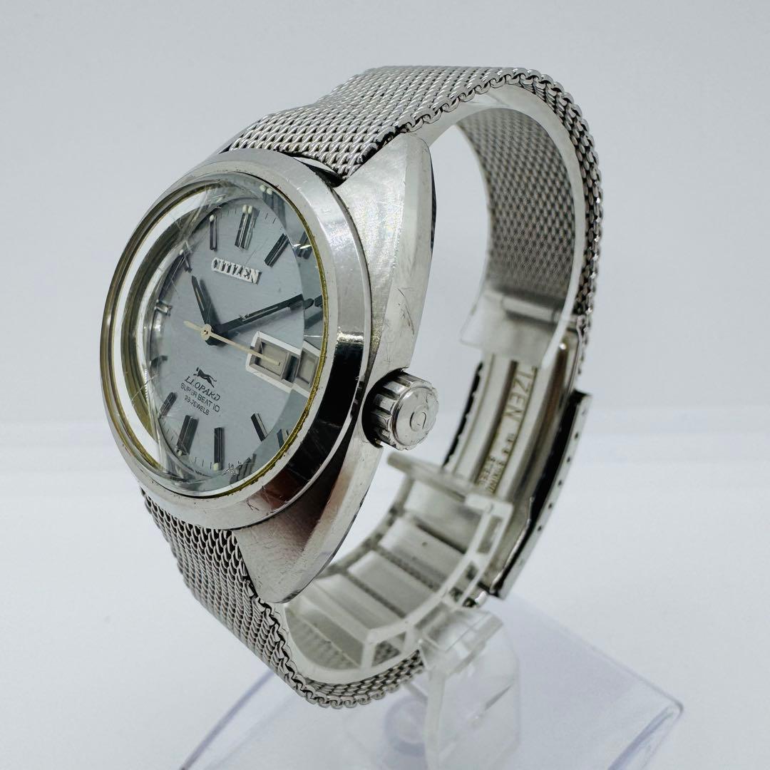 ✨CITIZEN✨レオパード✨スーパービート10✨28石✨自動巻き✨腕時計✨