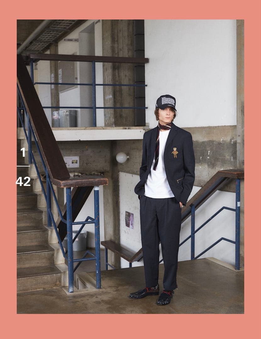 Kolor 18ss テーパードパンツ　裾ジップ