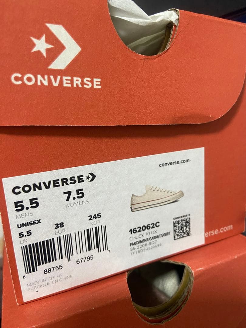 CONVERSE ct70 生成り