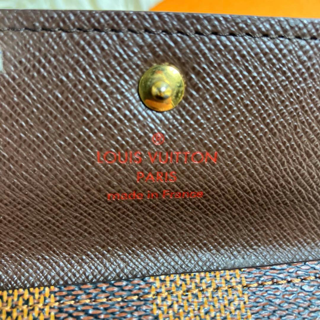 極美品 ルイヴィトン＊ダミエ 4連キーケース ゴールド金具