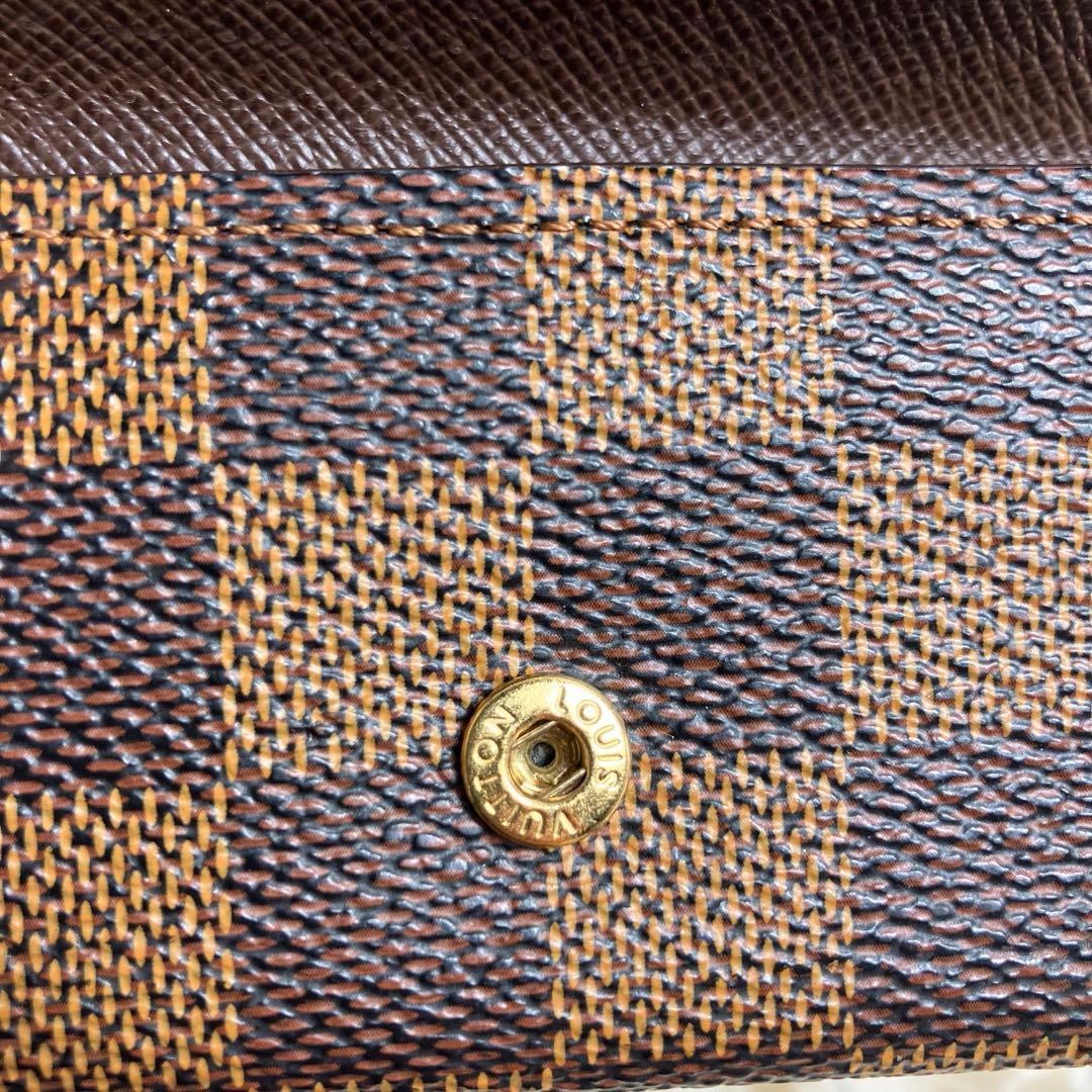 極美品 ルイヴィトン＊ダミエ 4連キーケース ゴールド金具