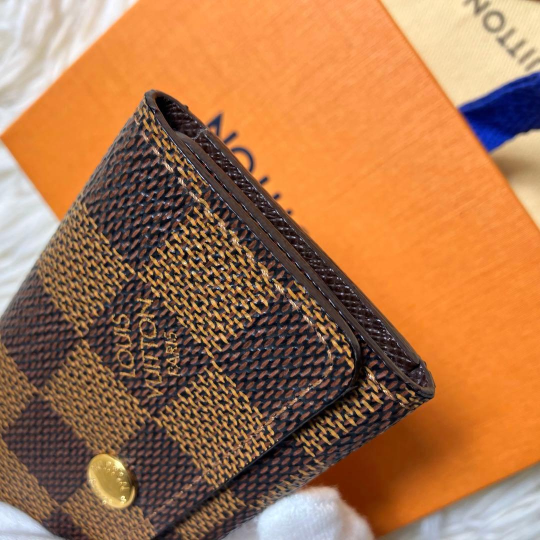極美品 ルイヴィトン＊ダミエ 4連キーケース ゴールド金具