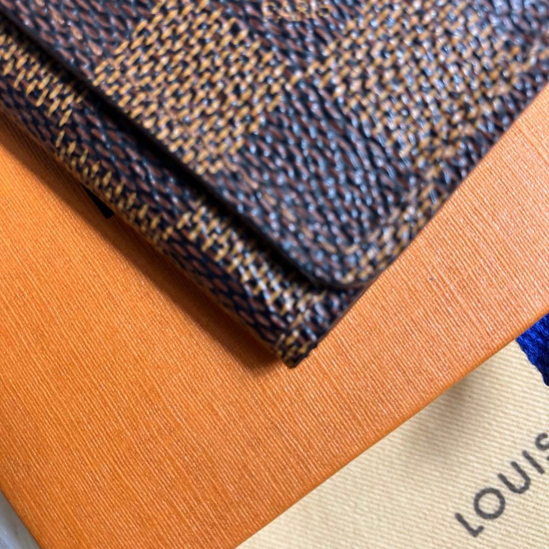 極美品 ルイヴィトン＊ダミエ 4連キーケース ゴールド金具