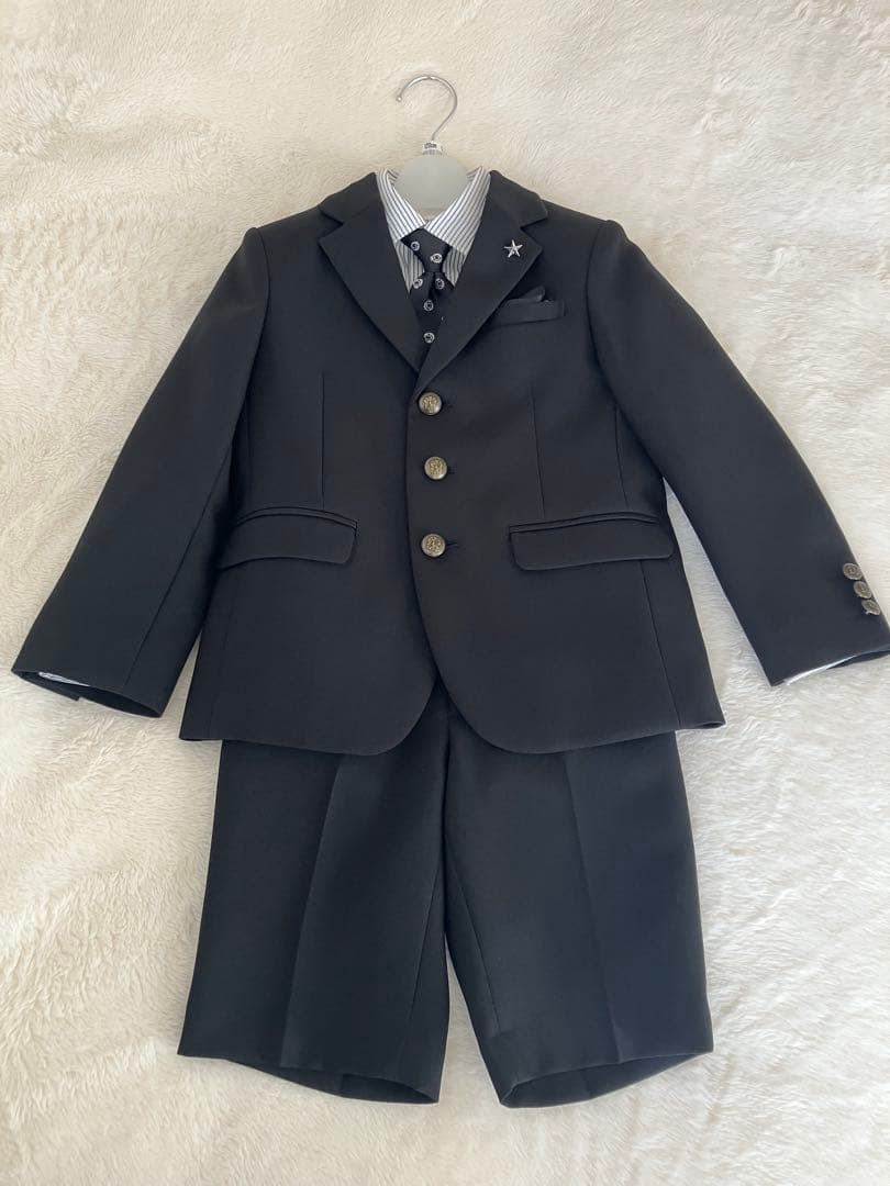 CHOPIN ショパン 高島屋 120 男の子 ブラック　スーツ入学式卒園式