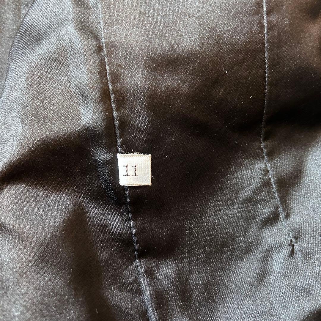 フォックス毛皮 コート サイズ11 ヒップ丈 裏地破れあり