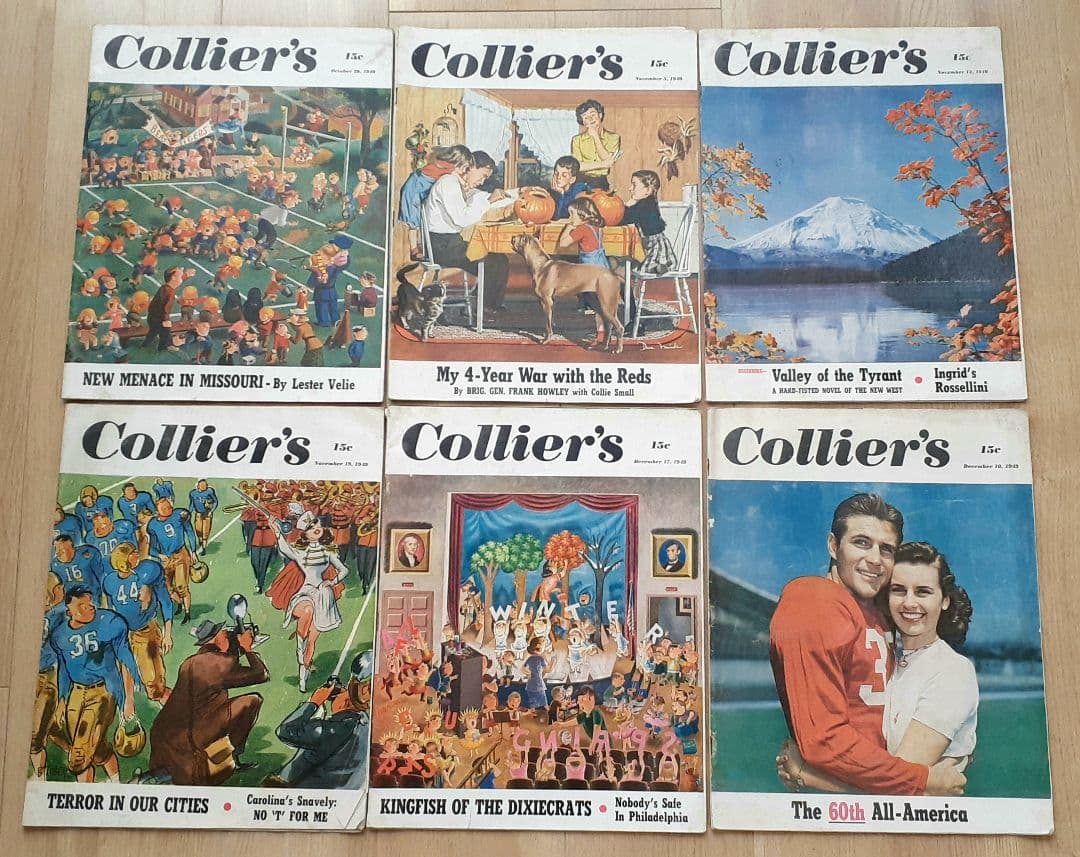 Collier's Magazine コリアー 1949年 マガジン 6冊