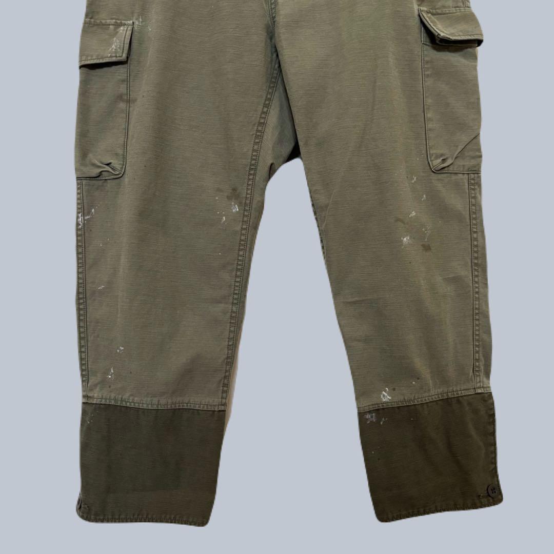 25SS journal standard luxeバックサテンミリタリーパンツ